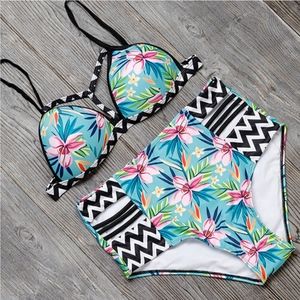 Bellanblue Swim - Tropical Cut Out Bikini Bellanblue Swim - Tropical Cut Out Bikini